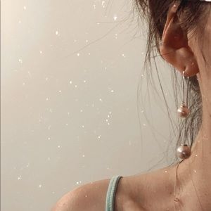 Single earring from a designer brand